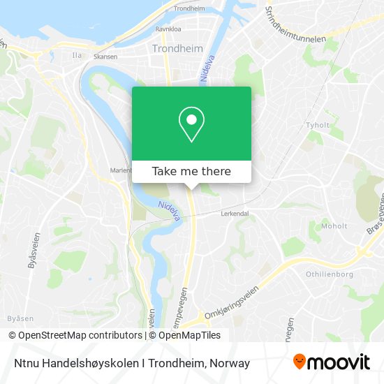 Ntnu Handelshøyskolen I Trondheim map