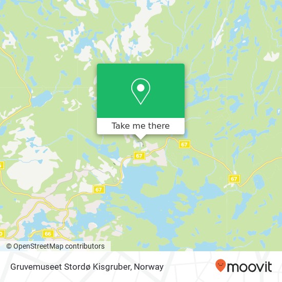 Gruvemuseet Stordø Kisgruber map