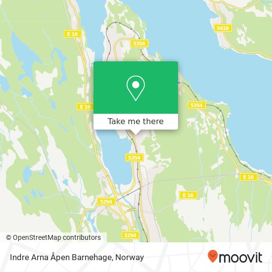 Indre Arna Åpen Barnehage map