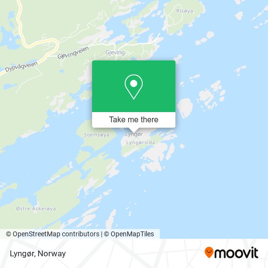 Lyngør map