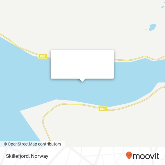 Skillefjord map