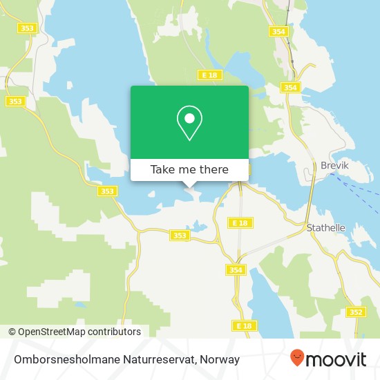 Omborsnesholmane Naturreservat map