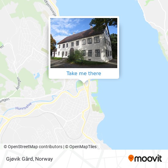 Gjøvik Gård map