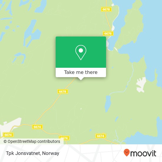 Tpk Jonsvatnet map