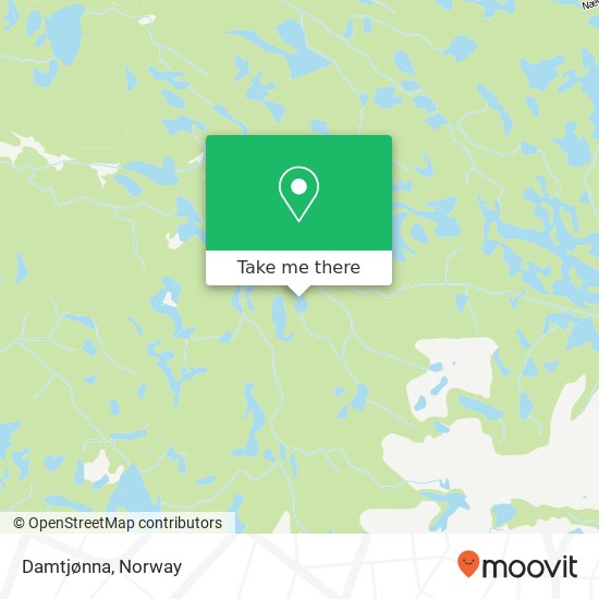 Damtjønna map