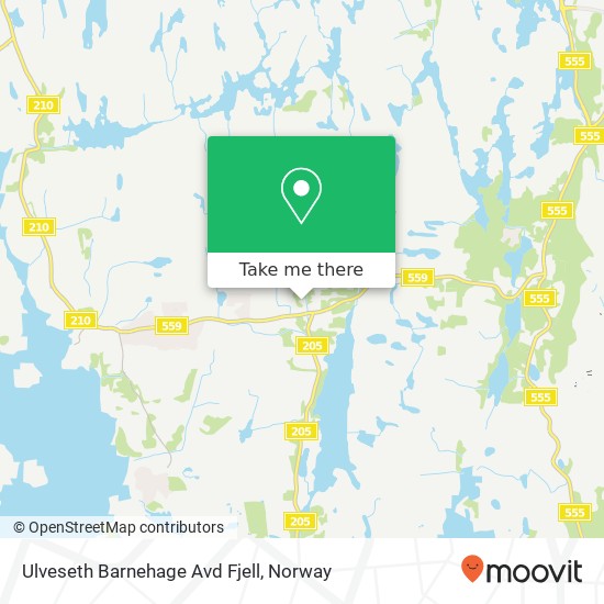 Ulveseth Barnehage Avd Fjell map