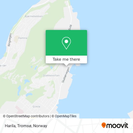 Harila, Tromsø map