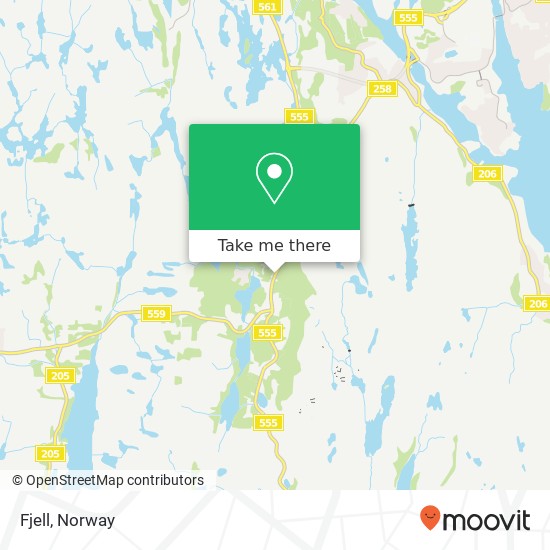 Fjell map