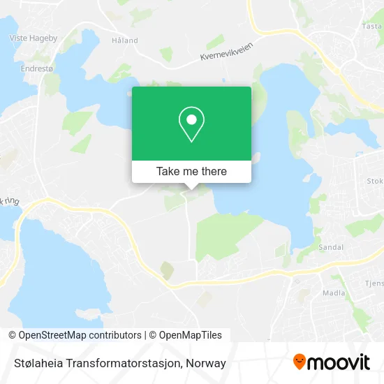 Stølaheia Transformatorstasjon map