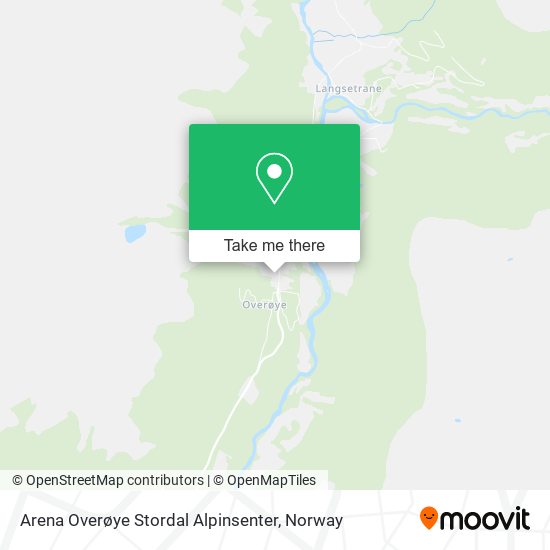 Arena Overøye Stordal Alpinsenter map