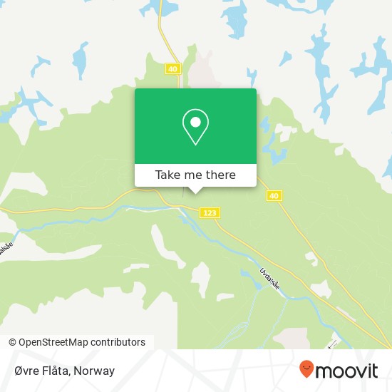 Øvre Flåta map