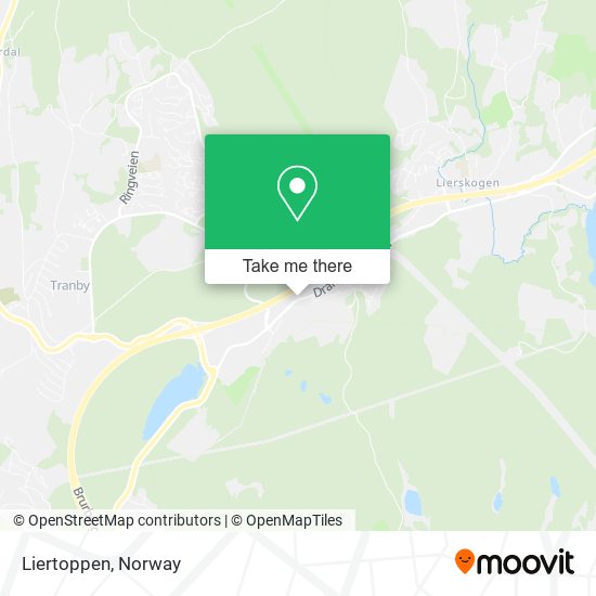 Liertoppen map