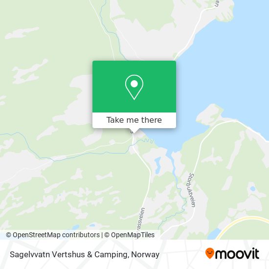 Sagelvvatn Vertshus & Camping map