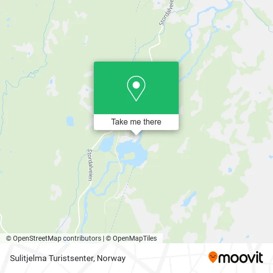 Sulitjelma Turistsenter map