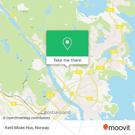 Ketil Moes Hus map