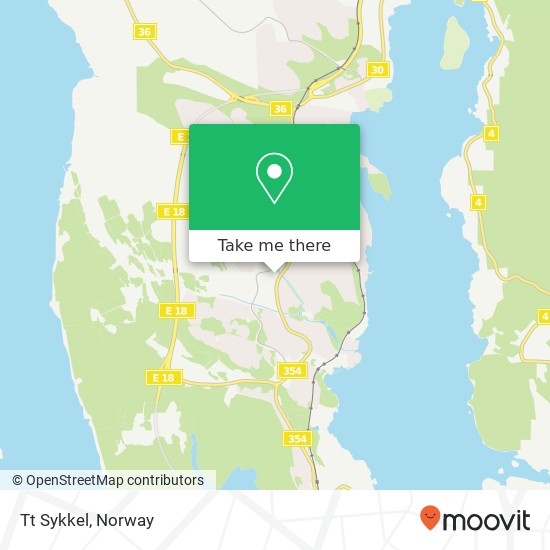 Tt Sykkel map