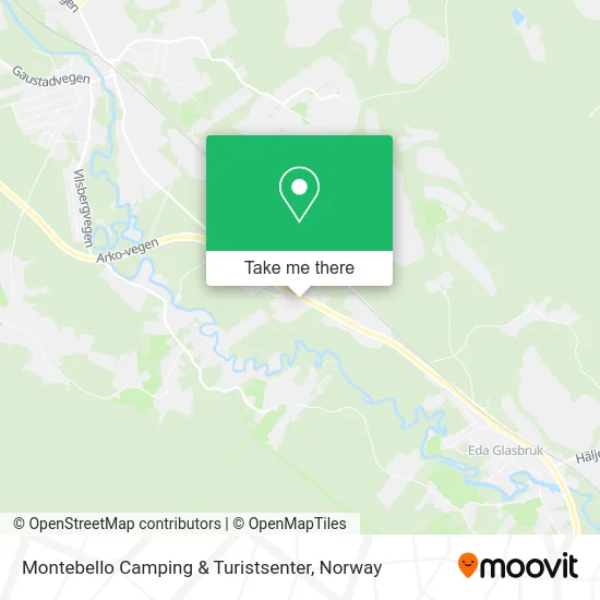 Montebello Camping & Turistsenter map