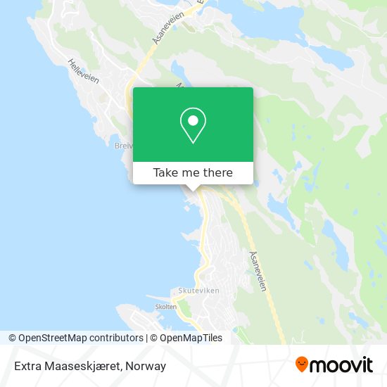 Extra Maaseskjæret map