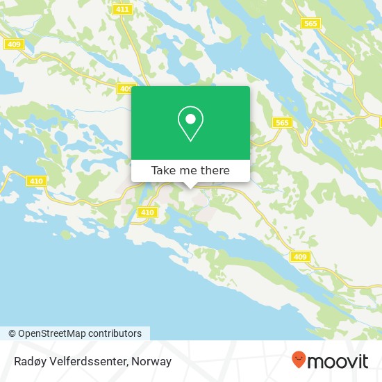 Radøy Velferdssenter map