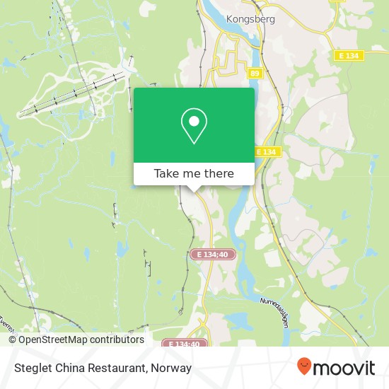 Steglet China Restaurant map