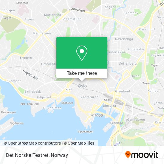Det Norske Teatret map