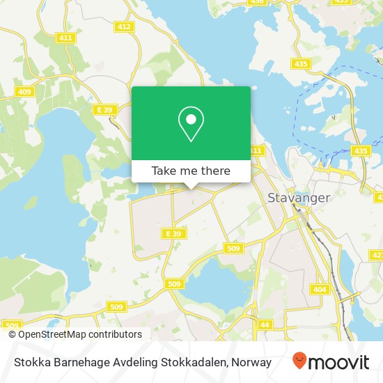 Stokka Barnehage Avdeling Stokkadalen map