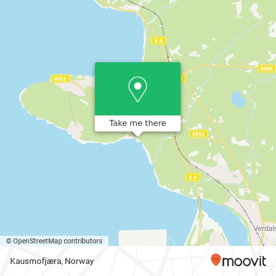 Kausmofjæra map