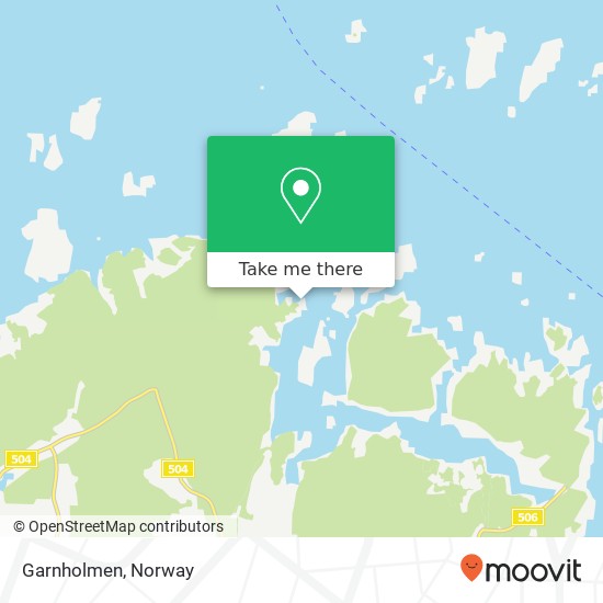 Garnholmen map