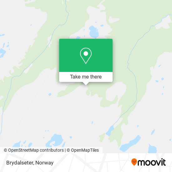 Brydalseter map