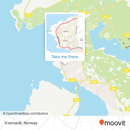 Kvernavik map