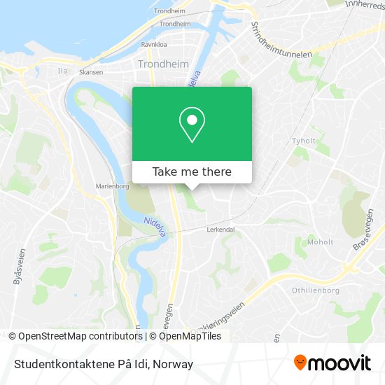 Studentkontaktene På Idi map