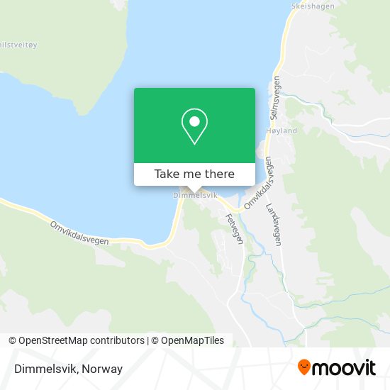 Dimmelsvik map