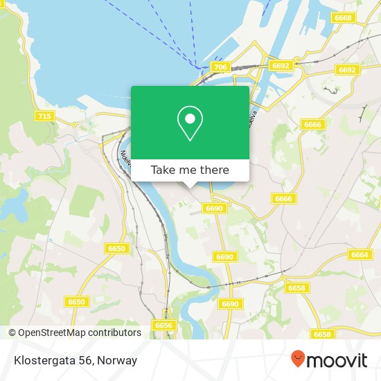 Klostergata 56 map