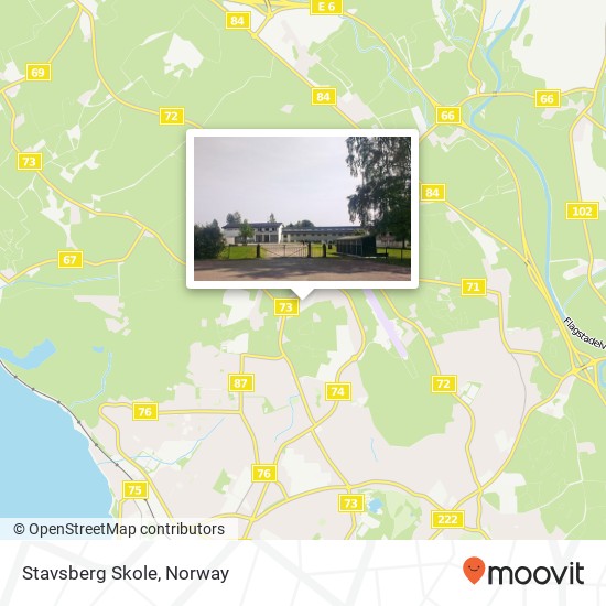 Stavsberg Skole map