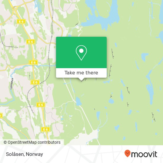 Solåsen map