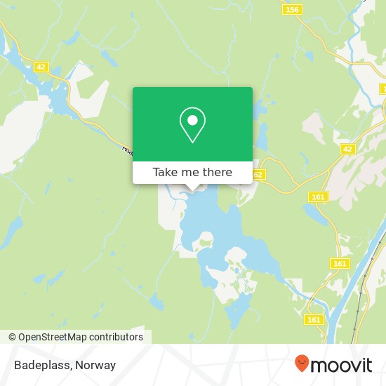 Badeplass map