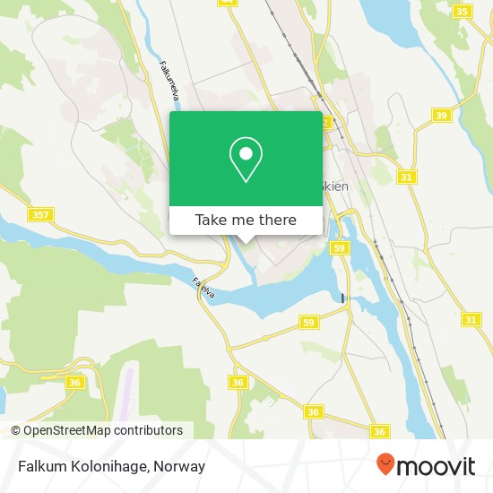 Falkum Kolonihage map