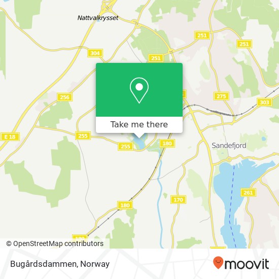 Bugårdsdammen map