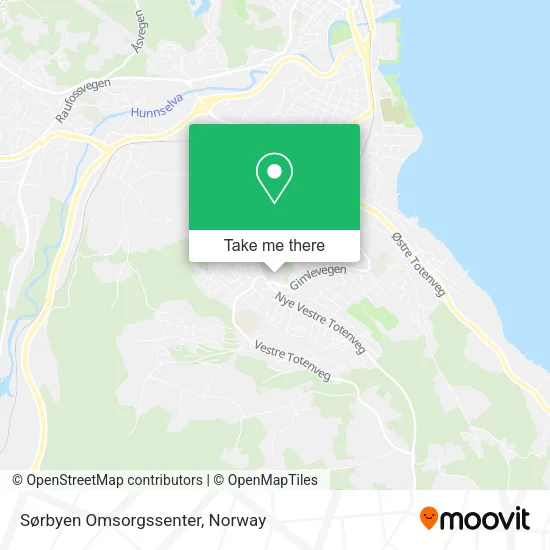 Sørbyen Omsorgssenter map