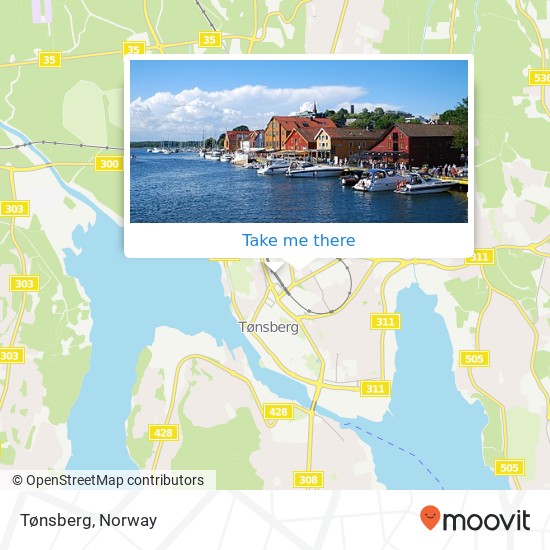 Tønsberg map