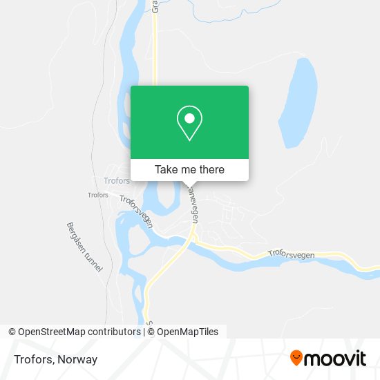 Trofors map