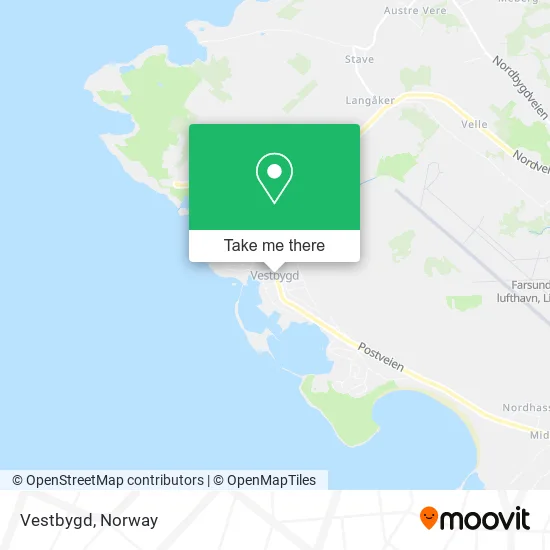 Vestbygd map