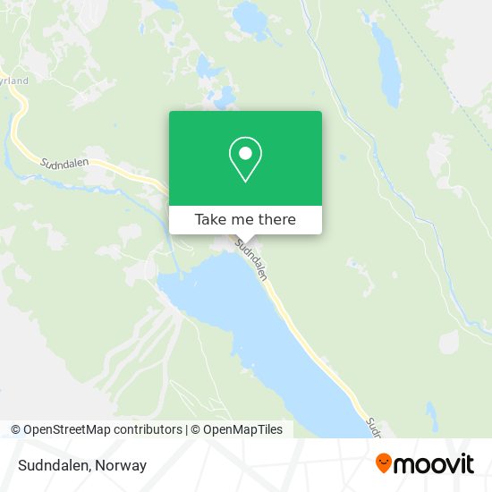 Sudndalen map