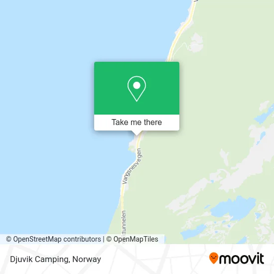 Djuvik Camping map