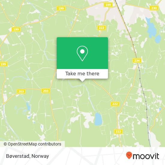 Bøverstad map