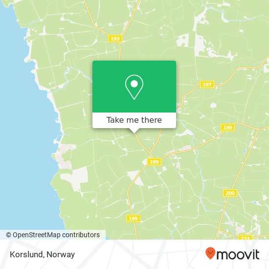 Korslund map