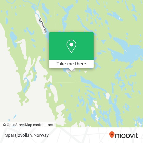 Sparsjøvollan map