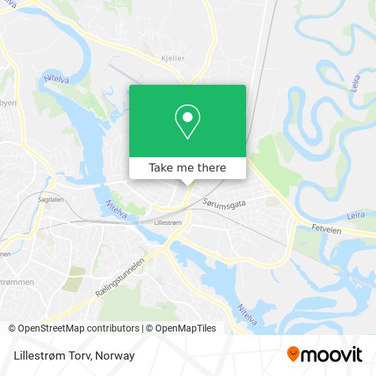 Lillestrøm Torv map