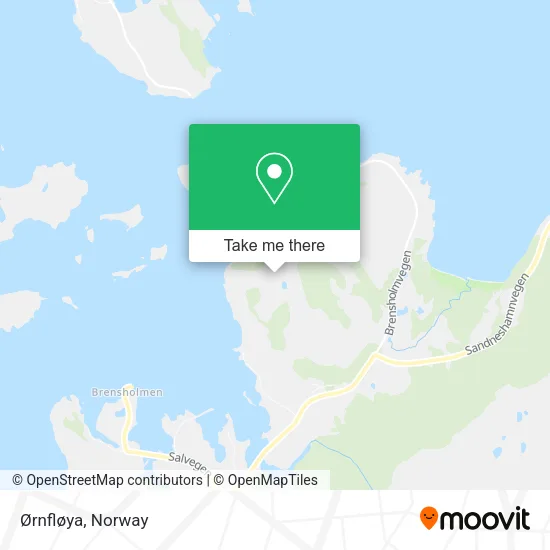 Ørnfløya map