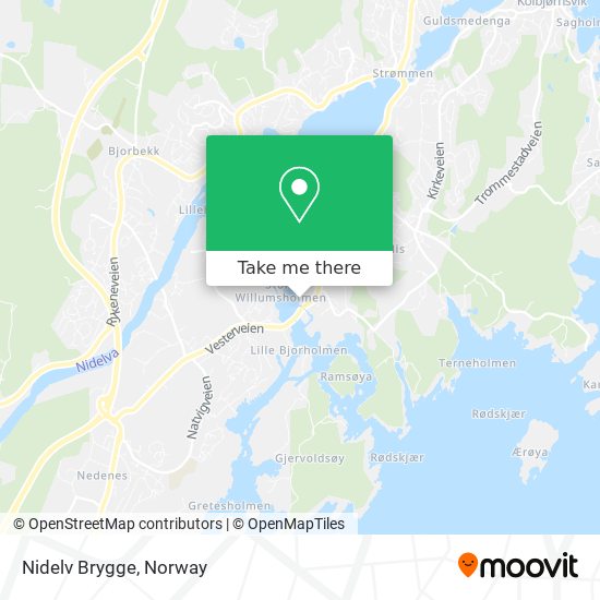 Nidelv Brygge map